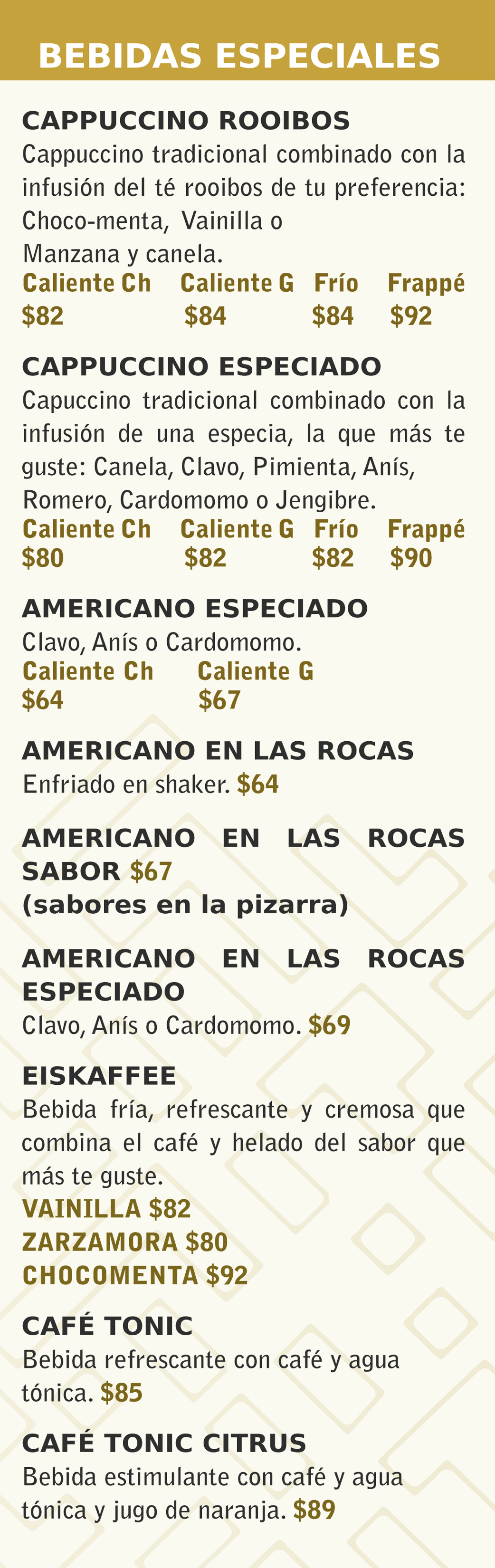 bebidas con sabores increibles